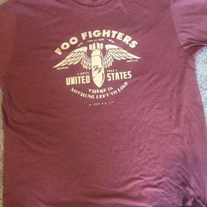 Large Red spectra foo fighters t-shirt